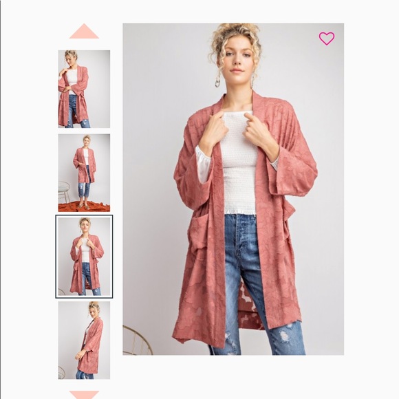 NEW! Lace Lover Kimono - Picture 3 of 5